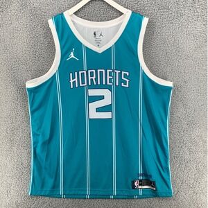 Jordan Dri-Fit Basketball Charlotte Hornets #2 LaMelo Ball Jersey Men's Sz 2XL